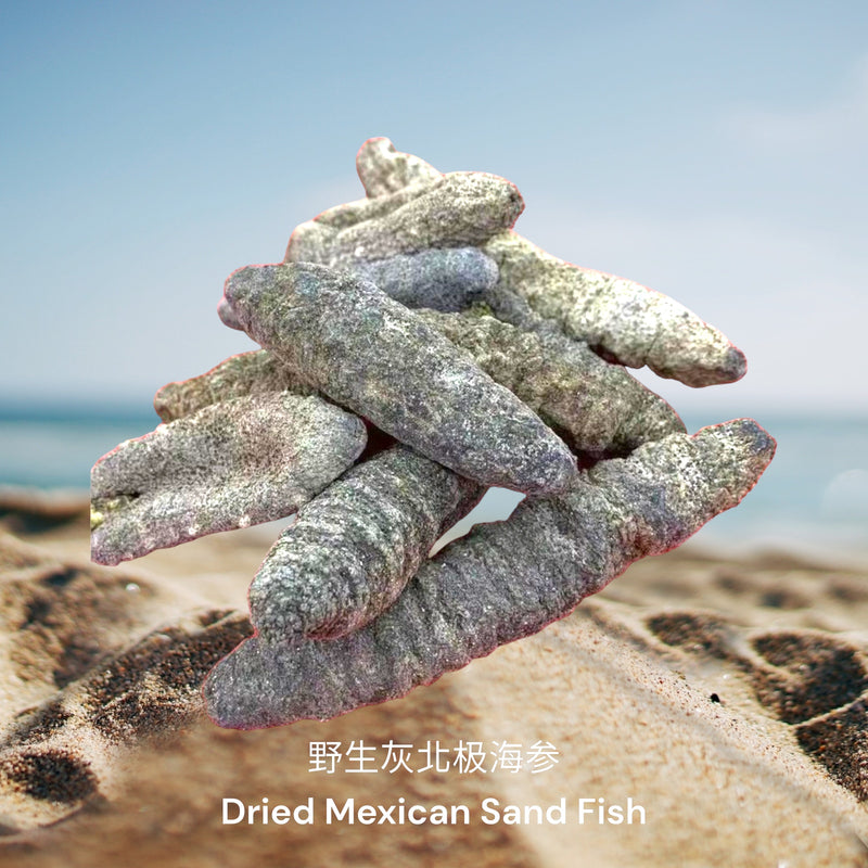 野生灰北极海参/  Dried Mexican Sand Fish