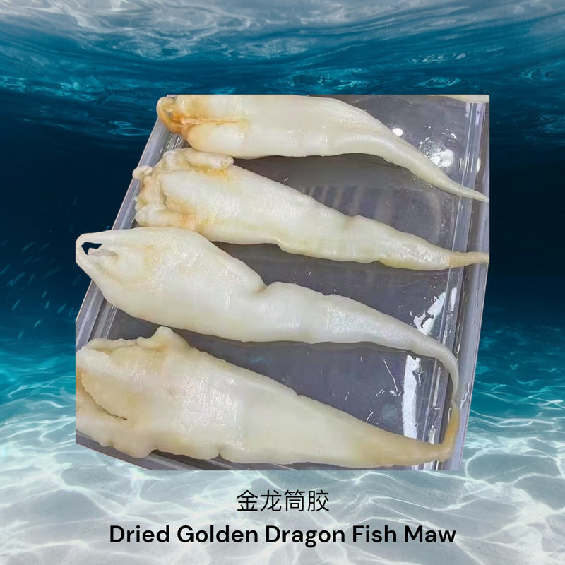 金龙花胶筒/ Dried Golden Dragon Fish Maw