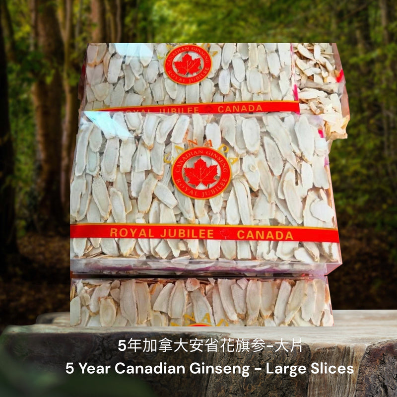 5年加拿大安省花旗参-大片 I 5 Year Canadian Ginseng - Large Slices