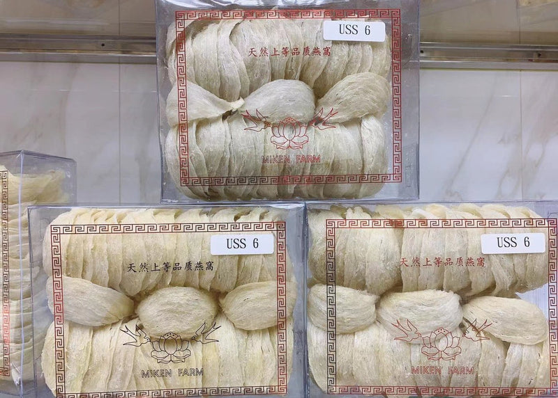 印尼白燕窝盏:USS6 / Dried Indonesian White Birds Nest Cup : USS6