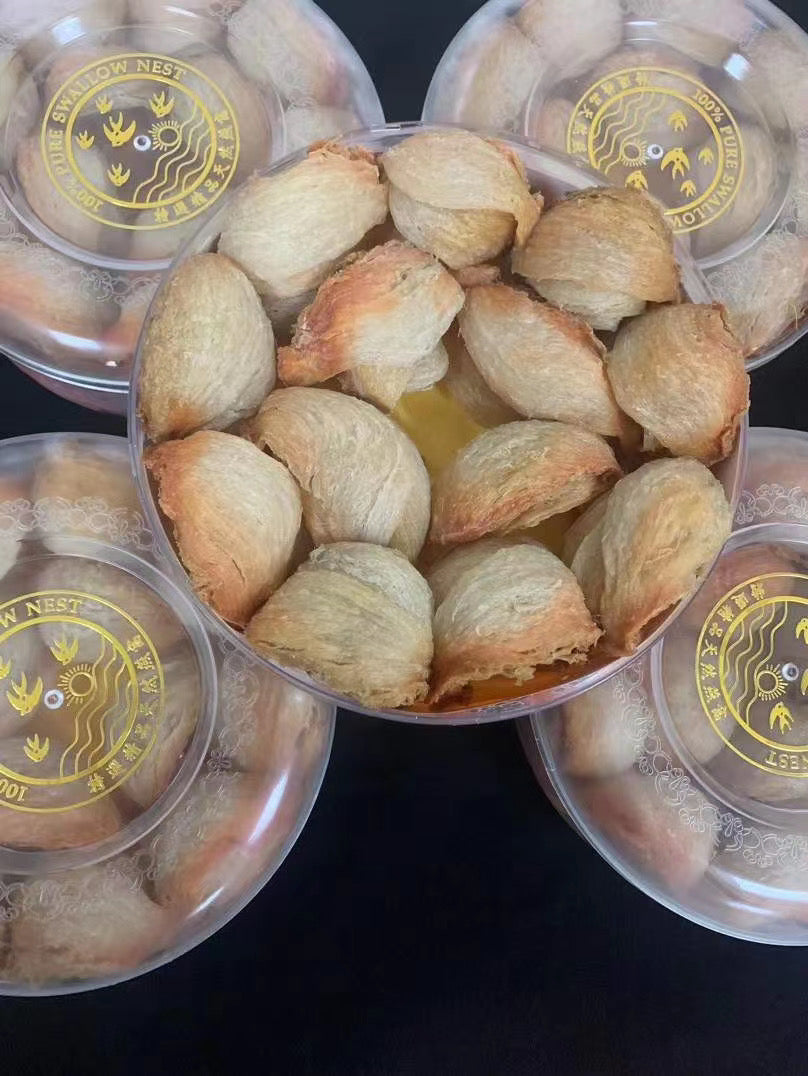 中国邮寄:沙巴纯天然野生洞燕-大盏 / Dried Malaysian Cave Birds Nest Cup - Large (Order to China)