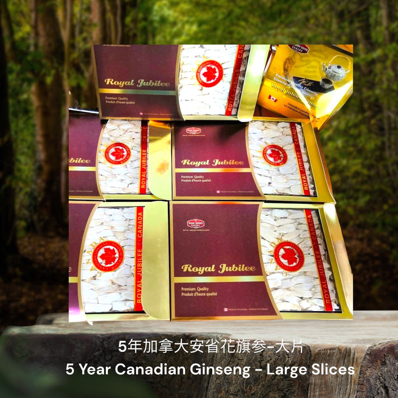 5年加拿大安省花旗参-大片 I 5 Year Canadian Ginseng - Large Slices